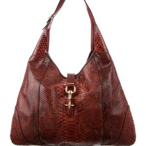 Gucci Python Large Jackie O Bouvier Bag